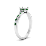 Load image into Gallery viewer, twisted-under-semi-moun-halo-emerald-engagement-ring-in-FD10090SMRGEMGRANGLE3-NL-WG
