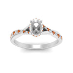Load image into Gallery viewer, twisted-under-semi-moun-halo-orange-sapphire-engagement-ring-in-FD10090SMRGSAORANGLE3-NL-WG
