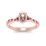 Load image into Gallery viewer, twisted-under-semi-moun-halo-pink-sapphire-engagement-ring-in-FD10090SMRGSADRPIANGLE3-NL-RG
