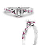 Load image into Gallery viewer, twisted-under-semi-moun-halo-pink-sapphire-engagement-ring-in-FD10090SMRGSADRPIANGLE3-NL-WG

