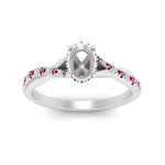 Load image into Gallery viewer, twisted-under-semi-moun-halo-pink-sapphire-engagement-ring-in-FD10090SMRGSADRPIANGLE3-NL-WG
