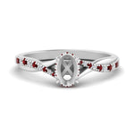 Load image into Gallery viewer, twisted-under-semi-moun-halo-ruby-engagement-ring-in-FD10090SMRGRUDRANGLE3-NL-WG
