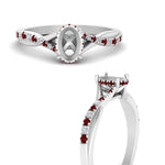Load image into Gallery viewer, twisted-under-semi-moun-halo-ruby-engagement-ring-in-FD10090SMRGRUDRANGLE3-NL-WG
