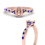 Load image into Gallery viewer, twisted-under-semi-moun-halo-sapphire-engagement-ring-in-FD10090SMRGSABLANGLE3-NL-RG

