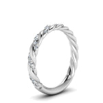 Load image into Gallery viewer, twisted-vine-diamond-wedding-band-in-white-gold-FD9127BANGLE2-NL-WG
