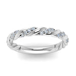 Load image into Gallery viewer, twisted-vine-diamond-wedding-band-in-white-gold-FD9127BANGLE5-NL-WG
