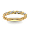 Load image into Gallery viewer, twisted-vine-diamond-wedding-band-in-yellow-gold-FD9127BANGLE5-NL-YG