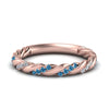 Load image into Gallery viewer, twisted-vine-diamond-wedding-band-with-blue-topaz-in-rose-gold-FD9127BGICBLTO-NL-RG