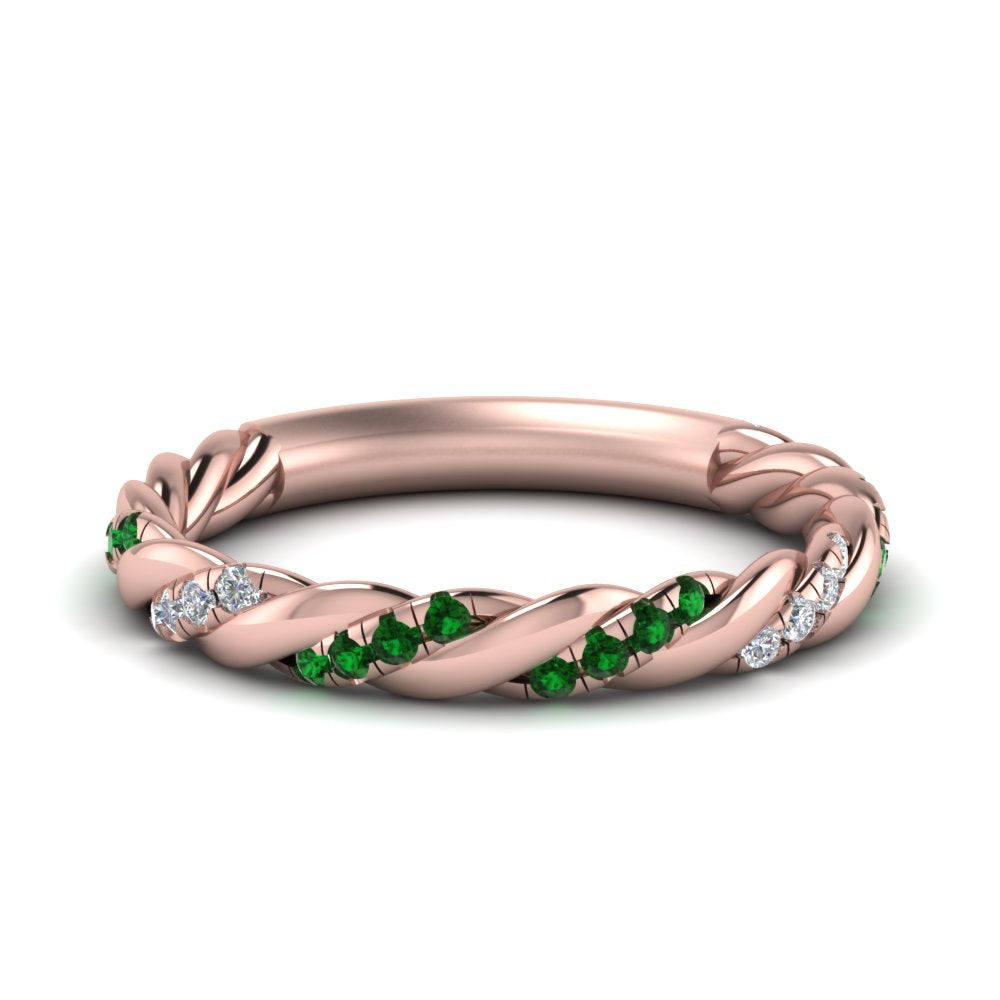 twisted-vine-diamond-wedding-band-with-emerald-in-rose-gold-FD9127BGEMGR-NL-RG