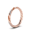 Load image into Gallery viewer, twisted-vine-diamond-wedding-band-with-orange-sapphire-in-rose-gold-FD9127BGSAORANGLE2-NL-RG