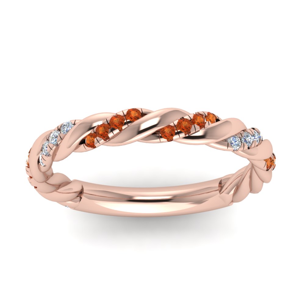 twisted-vine-diamond-wedding-band-with-orange-sapphire-in-rose-gold-FD9127BGSAORANGLE5-NL-RG