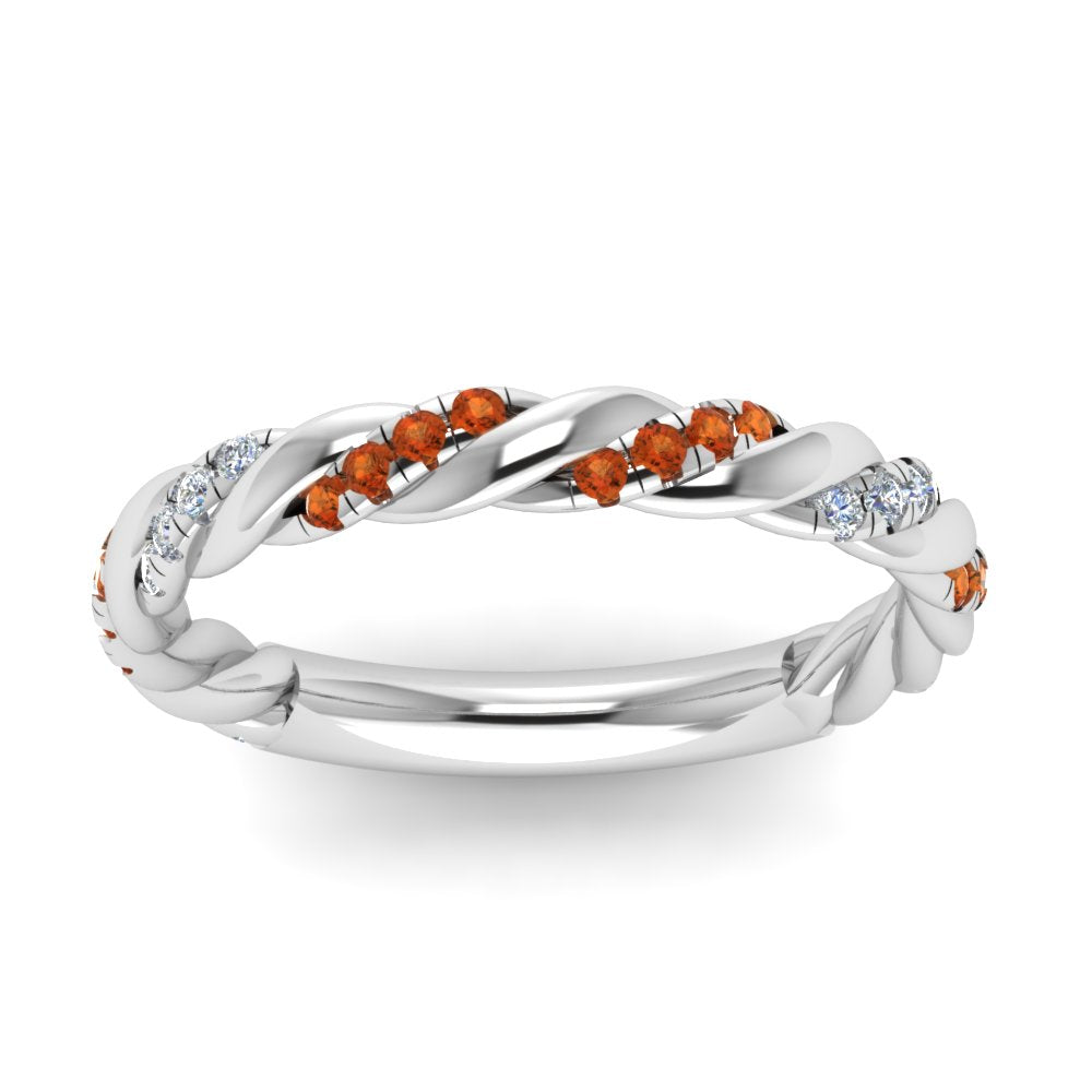 twisted-vine-diamond-wedding-band-with-orange-sapphire-in-white-gold-FD9127BGSAORANGLE5-NL-WG