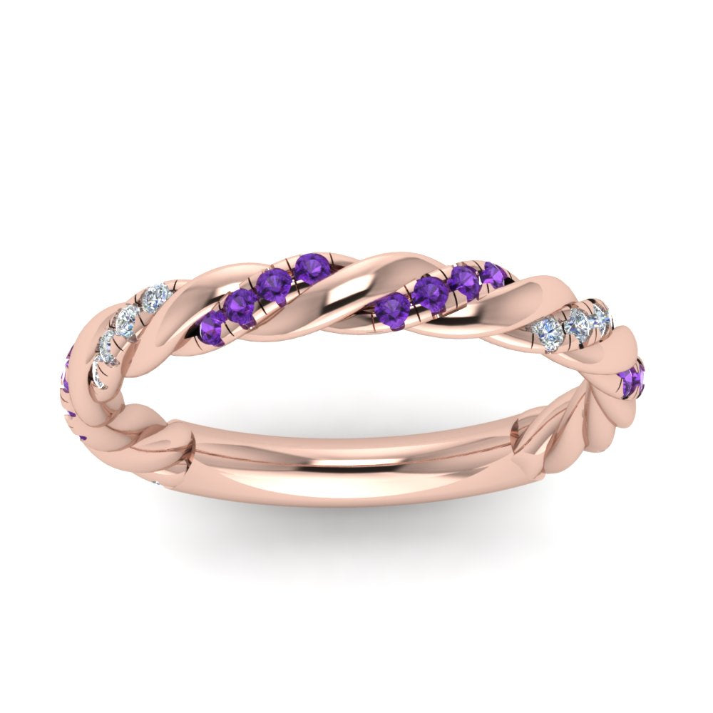 twisted-vine-diamond-wedding-band-with-violet-topaz-in-rose-gold-FD9127BGVITOANGLE5-NL-RG