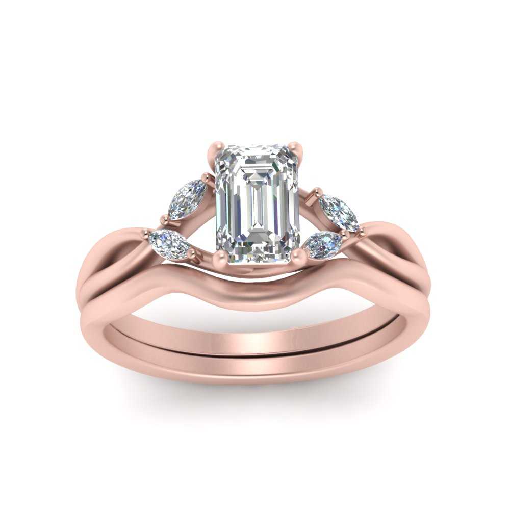 twisted-vine-emerald-cut-bridal-diamond-ring-set-with-plain-shank-in-rose-gold-FD8300EMB1-NL-RG.jpg