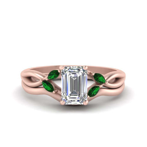 twisted-vine-emerald-cut-bridal-emerald-ring-set-with-plain-shank-in-rose-gold-FD8300EMB1GEMGR-NL-RG.jpg