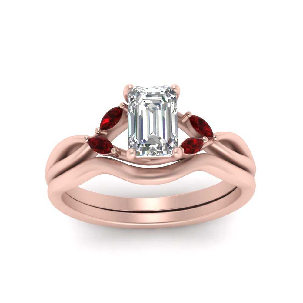 twisted-vine-emerald-cut-bridal-ruby-ring-set-with-plain-shank-in-rose-gold-FD8300EMB1GRUDR-NL-RG.jpg