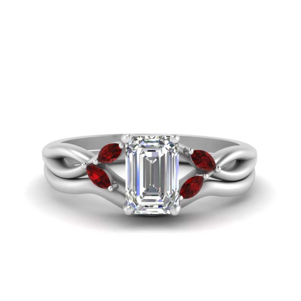 twisted-vine-emerald-cut-bridal-ruby-ring-set-with-plain-shank-in-white-gold-FD8300EMB1GRUDR-NL-WG.jpg