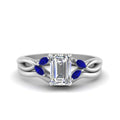 Thumbnail 31 - twisted-vine-emerald-cut-bridal-sapphire-ring-set-with-plain-shank-in-white-gold-FD8300EMB1GSABL-NL-WG.jpg