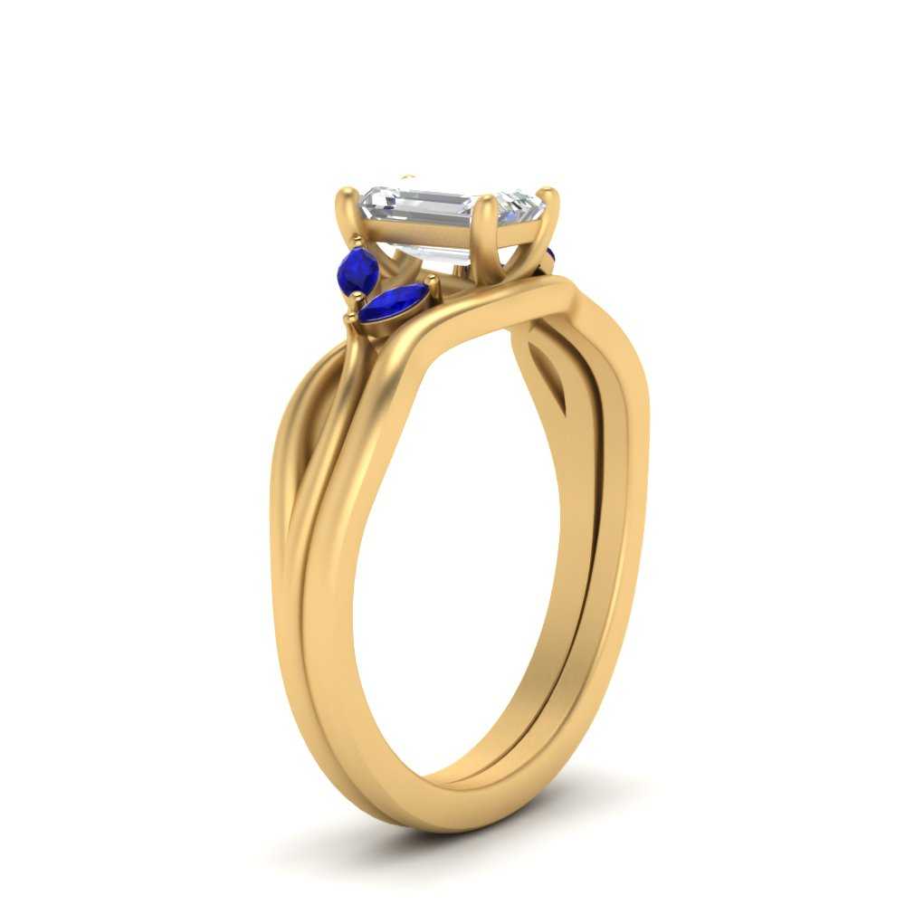 twisted-vine-emerald-cut-bridal-sapphire-ring-set-with-plain-shank-in-yellow-gold-FD8300EMB1GSABL-NL-YG.jpg