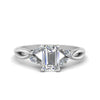 Load image into Gallery viewer, twisted-vine-emerald-cut-diamond-ring-in-white-gold-FD8300EMRB1-NL-WG.jpg