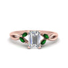 Load image into Gallery viewer, twisted-vine-emerald-cut-emerald-ring-in-rose-gold-FD8300EMRB1GEMGR-NL-RG.jpg