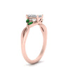 Load image into Gallery viewer, twisted-vine-emerald-cut-emerald-ring-in-rose-gold-FD8300EMRB1GEMGR-NL-RG.jpg