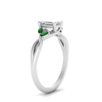 Load image into Gallery viewer, twisted-vine-emerald-cut-emerald-ring-in-white-gold-FD8300EMRB1GEMGR-NL-WG.jpg
