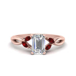 Load image into Gallery viewer, twisted-vine-emerald-cut-ruby-ring-in-rose-gold-FD8300EMRB1GRUDR-NL-RG.jpg
