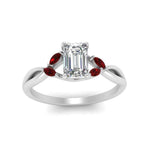Load image into Gallery viewer, twisted-vine-emerald-cut-ruby-ring-in-white-gold-FD8300EMRB1GRUDR-NL-WG.jpg
