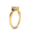 Load image into Gallery viewer, twisted-vine-emerald-cut-ruby-ring-in-yellow-gold-FD8300EMRB1GRUDR-NL-YG.jpg