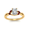 Load image into Gallery viewer, twisted-vine-emerald-cut-ruby-ring-in-yellow-gold-FD8300EMRB1GRUDR-NL-YG.jpg