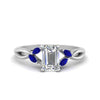 Load image into Gallery viewer, twisted-vine-emerald-cut-sapphire-ring-in-white-gold-FD8300EMRB1GSABL-NL-WG.jpg