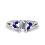 Load image into Gallery viewer, twisted-vine-emerald-cut-sapphire-ring-in-white-gold-FD8300EMRB1GSABL-NL-WG.jpg
