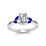 Load image into Gallery viewer, twisted-vine-emerald-cut-sapphire-ring-in-white-gold-FD8300EMRB1GSABL-NL-WG.jpg
