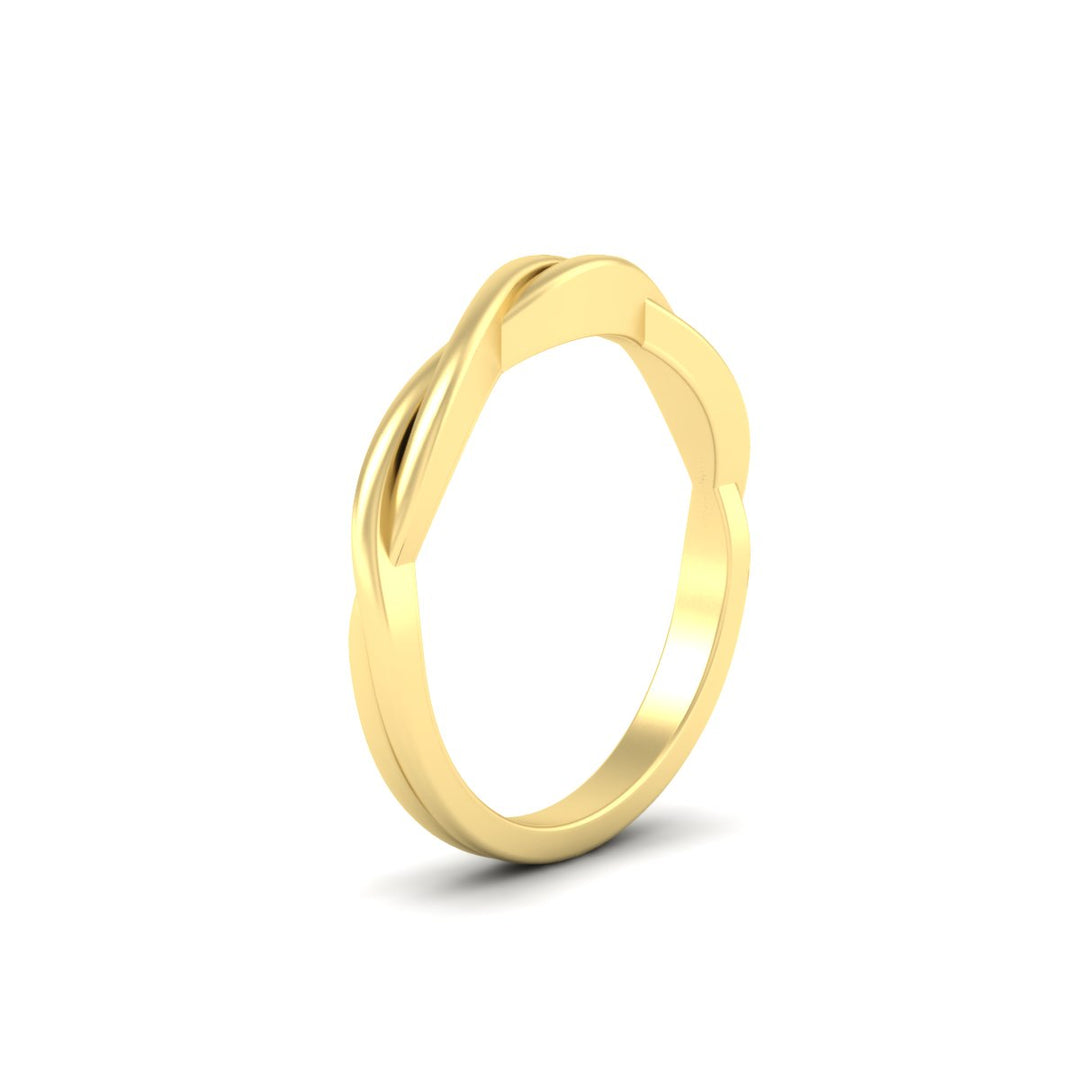 Twisted Vine Gold Band