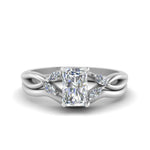 Load image into Gallery viewer, twisted-vine-radiant-cut-bridal-diamond-ring-set-with-plain-shank-in-white-gold-FD8300RAB1-NL-WG.jpg
