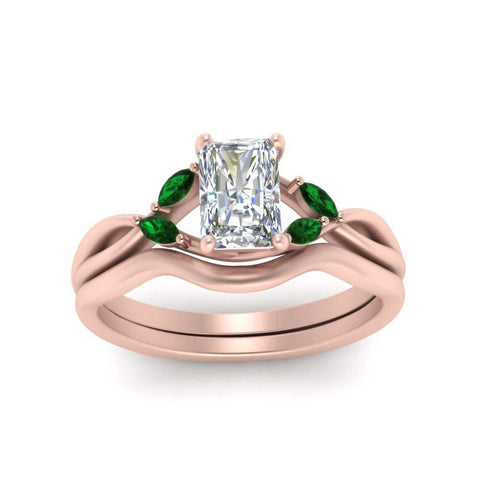 twisted-vine-radiant-cut-bridal-emerald-ring-set-with-plain-shank-in-rose-gold-FD8300RAB1GEMGR-NL-RG.jpg