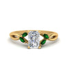 Load image into Gallery viewer, twisted-vine-radiant-cut-emerald-ring-in-yellow-gold-FD8300RARB1GEMGR-NL-YG.jpg