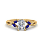 Load image into Gallery viewer, twisted-vine-radiant-cut-sapphire-ring-in-yellow-gold-FD8300RARB1GSABL-NL-YG.jpg
