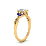 Load image into Gallery viewer, twisted-vine-radiant-cut-sapphire-ring-in-yellow-gold-FD8300RARB1GSABL-NL-YG.jpg
