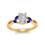 Load image into Gallery viewer, twisted-vine-radiant-cut-sapphire-ring-in-yellow-gold-FD8300RARB1GSABL-NL-YG.jpg
