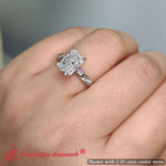 Load image into Gallery viewer, twisted-vine-radiant-lab-diamond-ring-with-purple-amethyst-in-14k-white-gold-fdenr9127-5
