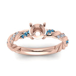 Load image into Gallery viewer, Twisted Vine Semi Mount Engagement Ring
