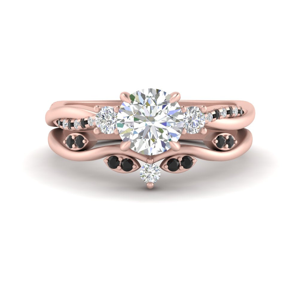 twisted-vine-vintage-band-round-cut-diamond-wedding-ring-set-with-black-diamond-in-rose-gold-FD10981ROGBLACKANGLE3-NL-RG.jpg