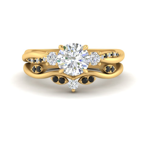 twisted-vine-vintage-band-round-cut-diamond-wedding-ring-set-with-black-diamond-in-yellow-gold-FD10981ROGBLACKANGLE3-NL-YG.jpg