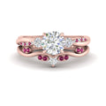 Thumbnail 29 - twisted-vine-vintage-band-round-cut-diamond-wedding-ring-set-with-pink-sapphire-in-rose-gold-FD10981ROGSADRPIANGLE3-NL-RG.jpg