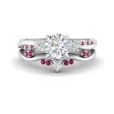 twisted-vine-vintage-band-round-cut-diamond-wedding-ring-set-with-pink-sapphire-in-white-gold-FD10981ROGSADRPIANGLE3-NL-WG.jpg