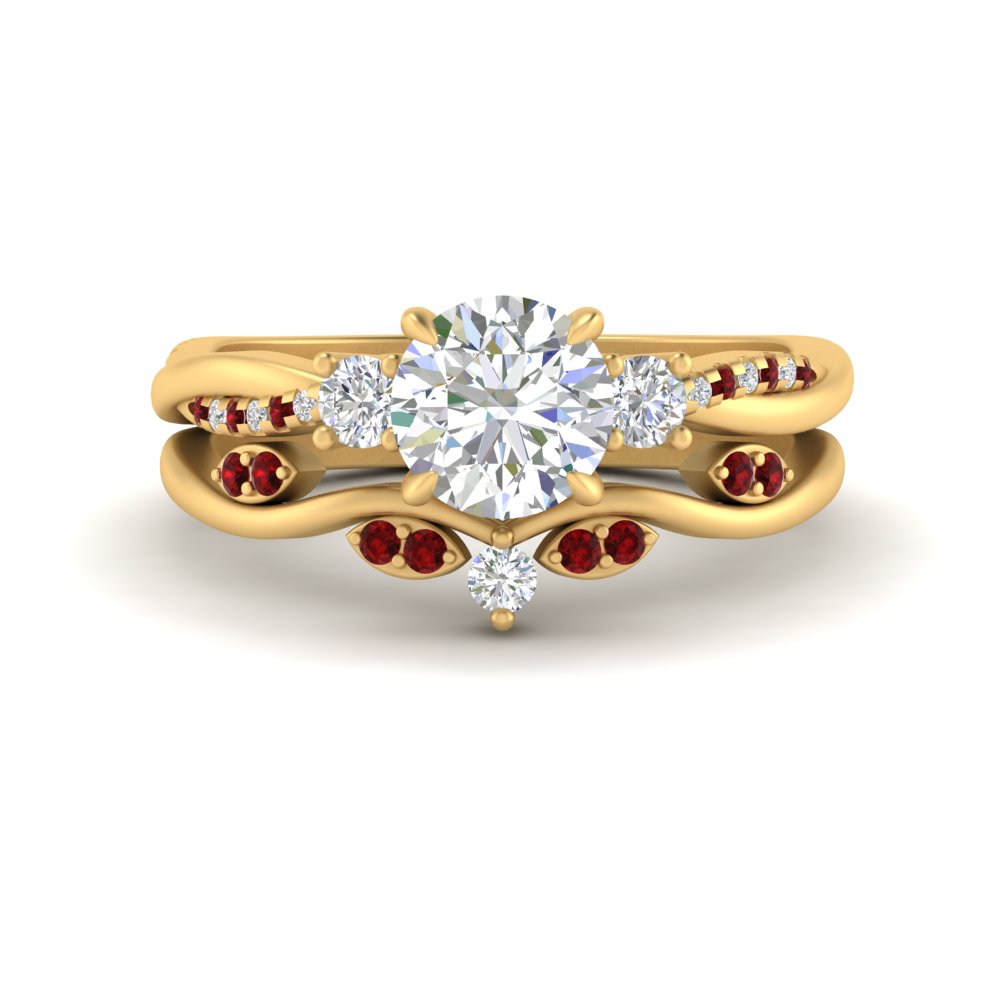 twisted-vine-vintage-band-round-cut-diamond-wedding-ring-set-with-ruby-in-yellow-gold-FD10981ROGRUDRANGLE3-NL-YG.jpg