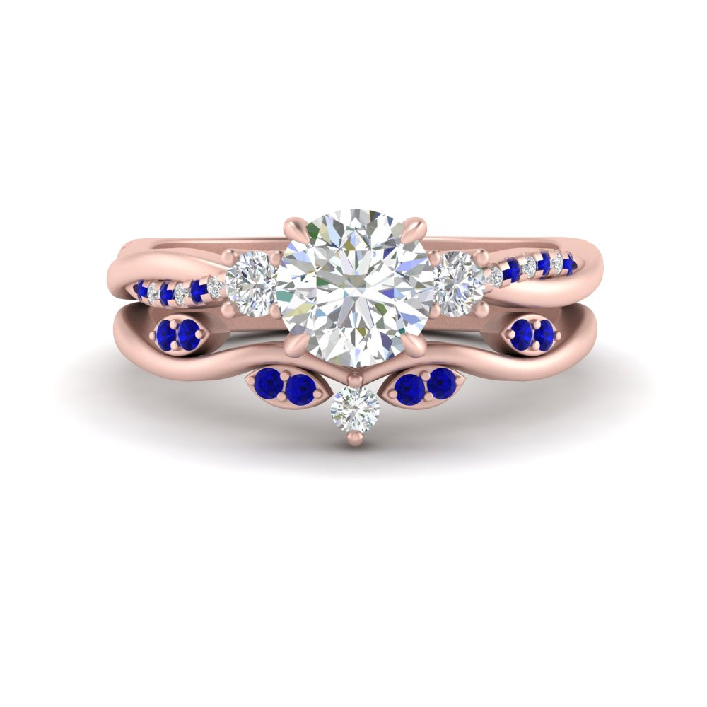 twisted-vine-vintage-band-round-cut-diamond-wedding-ring-set-with-sapphire-in-rose-gold-FD10981ROGSABLANGLE3-NL-RG.jpg