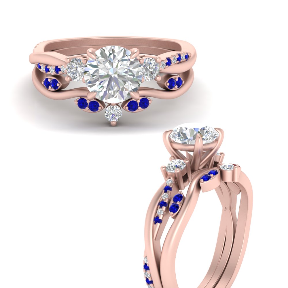 twisted-vine-vintage-band-round-cut-diamond-wedding-ring-set-with-sapphire-in-rose-gold-FD10981ROGSABLANGLE3-NL-RG.jpg